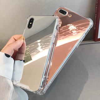 Apple Iphone 11 12 13 14 15 16 e 17 Pro MAX AIR 6 6s 8 7 Plus 12 X XS Max XR SE 2020 Ốp Điện Thoại Gương Silicon Mềm Ốp lưng