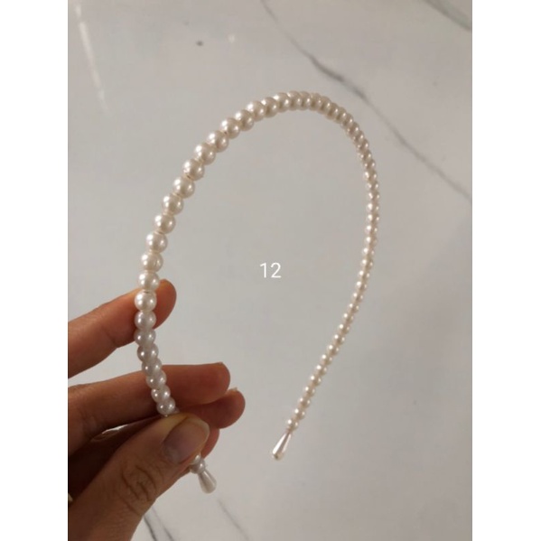 Bờm tóc ngọctrai, cài tóc ngọctrai, phụ kiện thời trang, băng đô tóc, sỉ phụ kiện Khánh Huyền