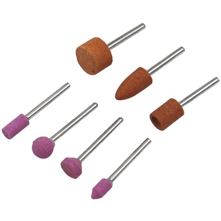 7 Cái / bộ Đường Kính Chân 3 Mm Mài Mòn Đá Mài Đầu Bánh Xe Cho Dremel Dụng Cụ Xoay Phụ Kiện