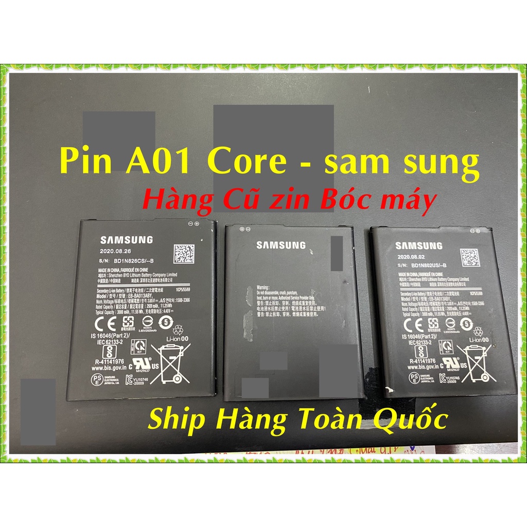 Pin A01 Core Sam Sung (pin cũ bóc máy) | Shopee Việt Nam