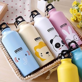 BÌNH NƯỚC TREO THỂ THAO ĐA NĂNG CÓ MÓC TREO 500ML(NHIỀU HỌA TIẾT ĐẸP