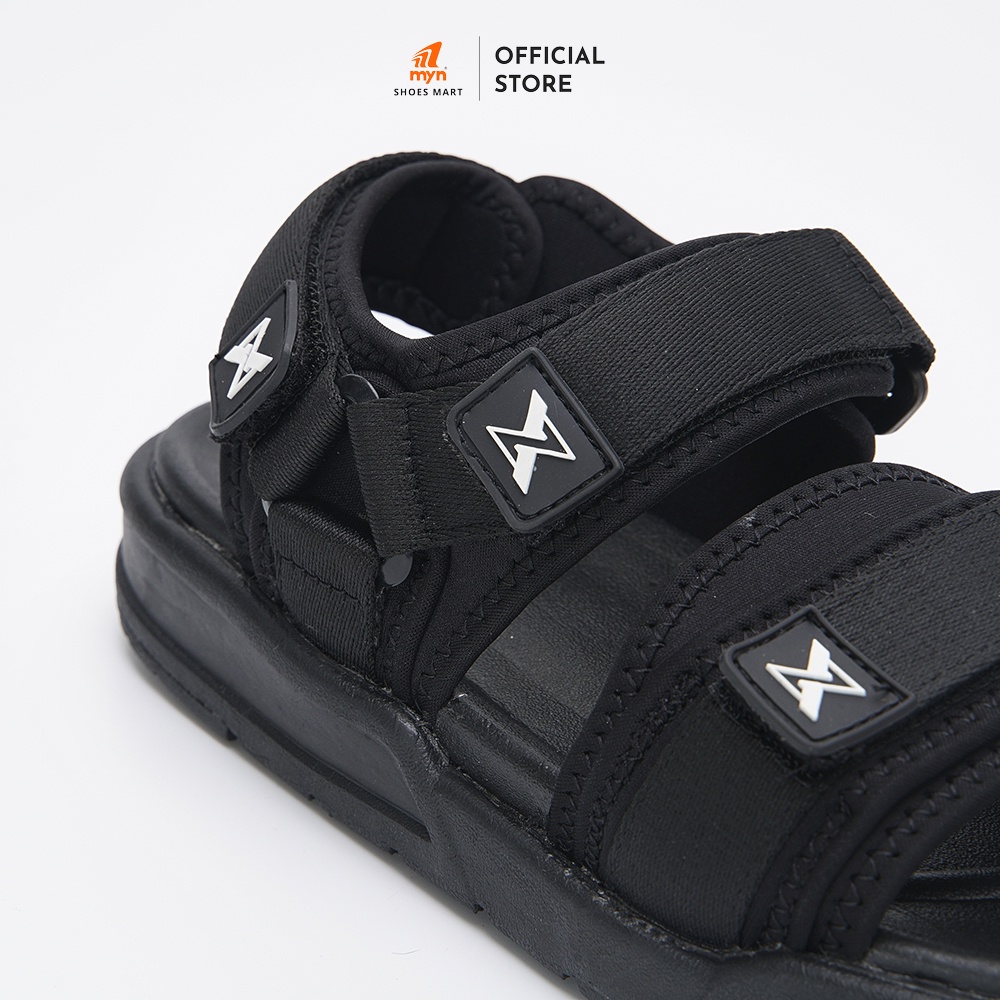 Mô tả Sandal nam nữ ZX 2125 All Black 2 quai bản to có lót quai, đế 3,5cm Phylon 3 lớp chất liệu EVA cao cấp - 5