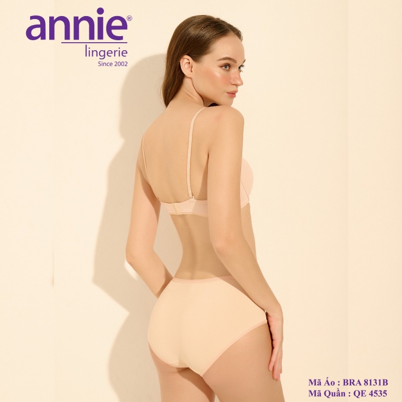 Bộ đồ lót Nữ annie 8131b Đồng Bộ Chất Liệu Co Giãn,Đàn Hồi,Thoáng Khí Kiểu Dáng Năng Động,Thời Trang