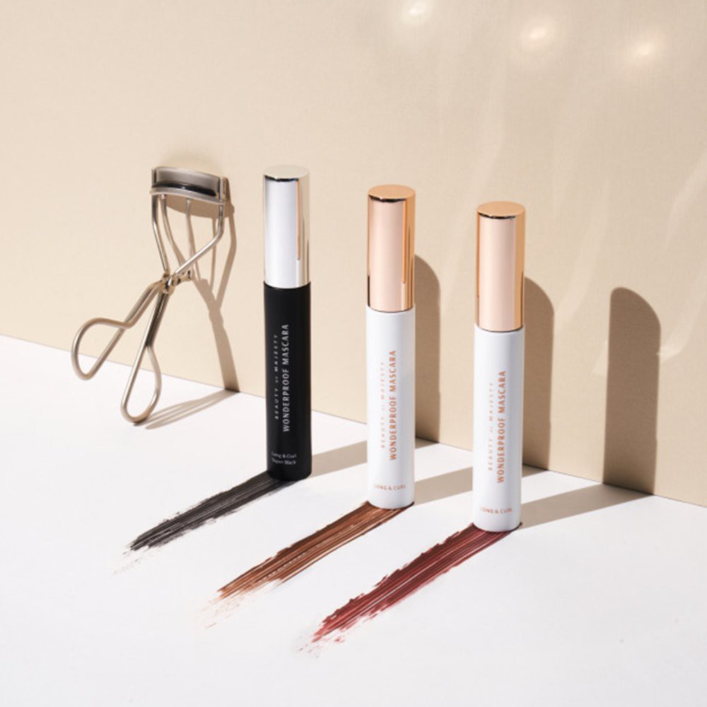 Mascara Làm Dày & Cong Mi Tự Nhiên Không Lem Không Trôi Long & Curl WonderProof B.O.M  8g