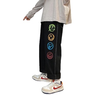 QUẦN BAGGY ỐNG RỘNG NAM-TAN-DÁNG SUÔNG PHONG CÁCH-QJI02-THỜI TRANG UNISEX-có size Nam Nữ in dể phối đồ siêu đẹp màu đen