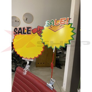 [GIÁ SỐC] kẹp lò xo, kẹp lò xo 2 đầu, kẹp quảng cáo, kẹp lò xo quảng cáo, wobbler kẹp V09
