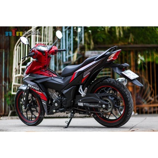 Tem Rời Dán Xe Winner V1 Mẫu Tem Repsol Xám Đỏ Đen Cực Đẹp, Hàng 3 Lớp Chất Lượng Cao .Team Decal
