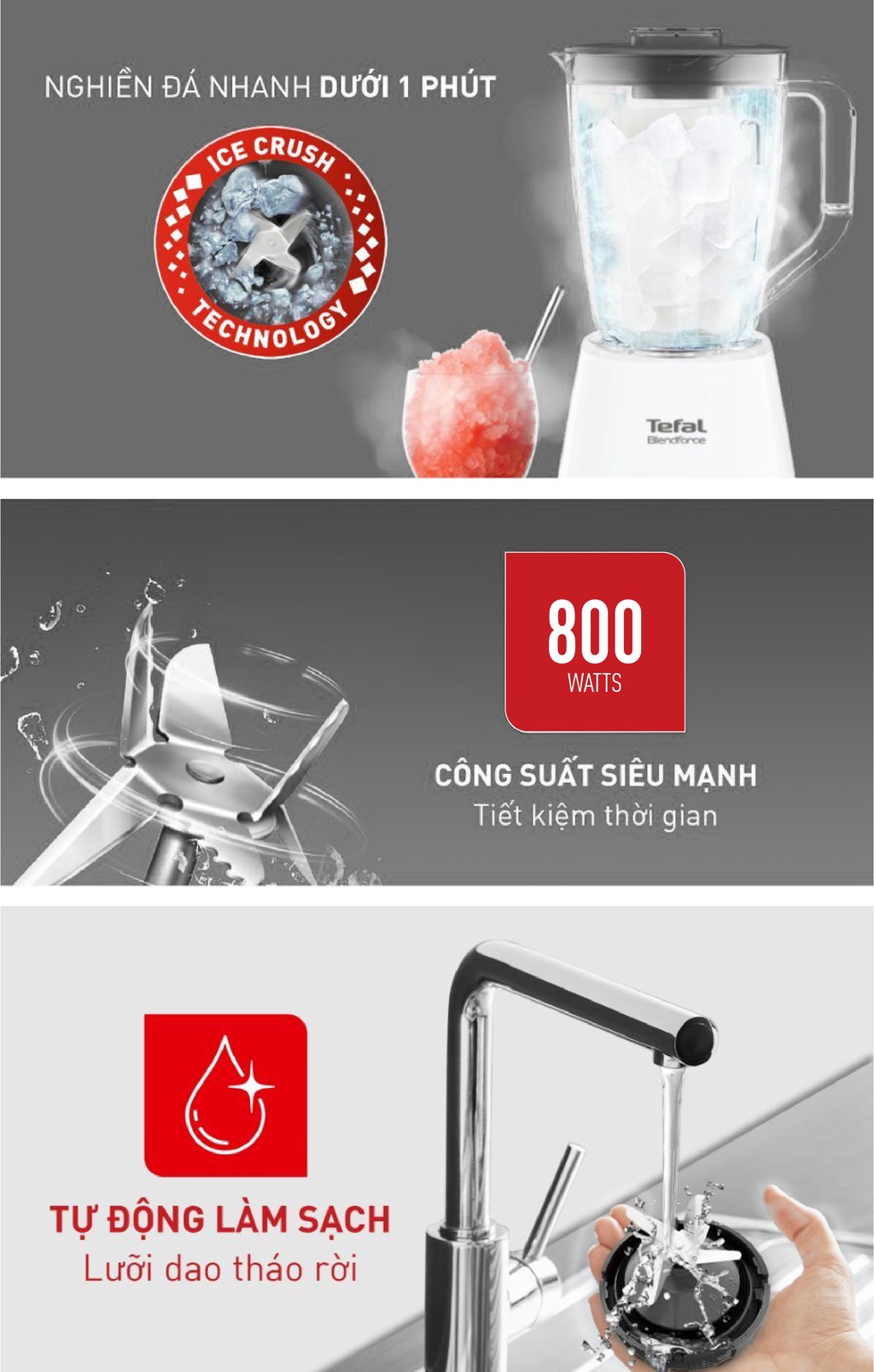 Mô tả Máy xay Tefal BlendForce+ Piano - 3
