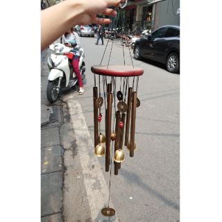 Chuông Gió quả chuông đồng xu ngũ đế  lộc phong thuỷ  lộc vật phẩm trang trí