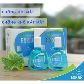 ✅Dung Dịch Nhỏ Mắt Eskar 15ml Hỗ Trợ Giảm Mỏi mắt, Ngứa mắt, Khô Rát Mắt