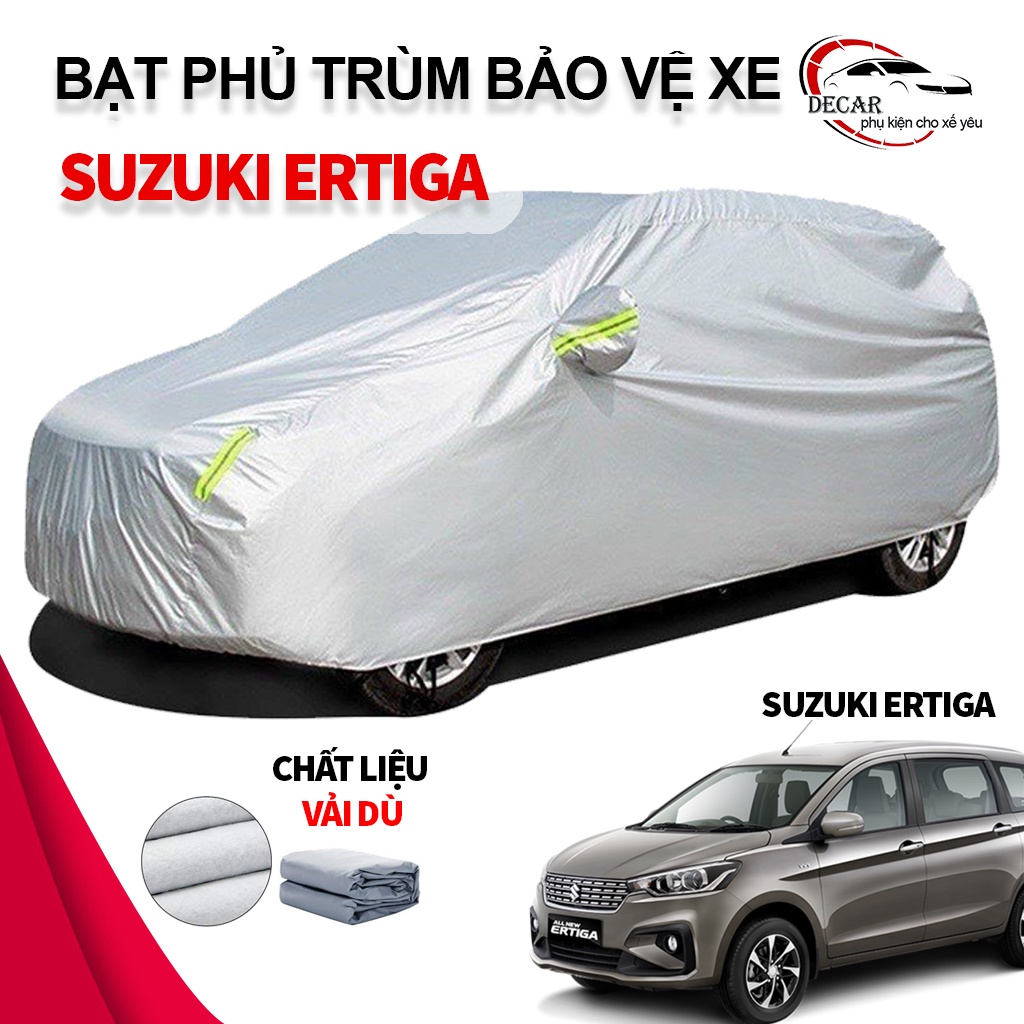 Bạt vải dù oxford bảo vệ xe ô tô, áo trùm oto chống nắng nóng, mưa cho xe SUZUKI ERTIGA
