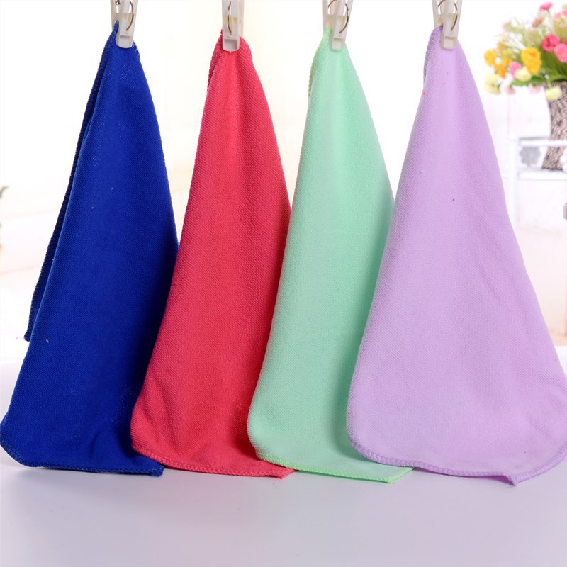 Khăn Vi Sợi 25x25cm Vệ Sinh Đa Năng Tiện Dụng