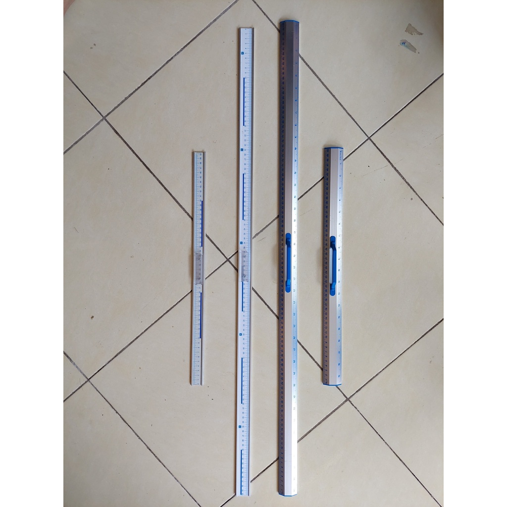 Ảnh Bộ thước dành nhôm cho giáo viên 50cm 1m STB 1