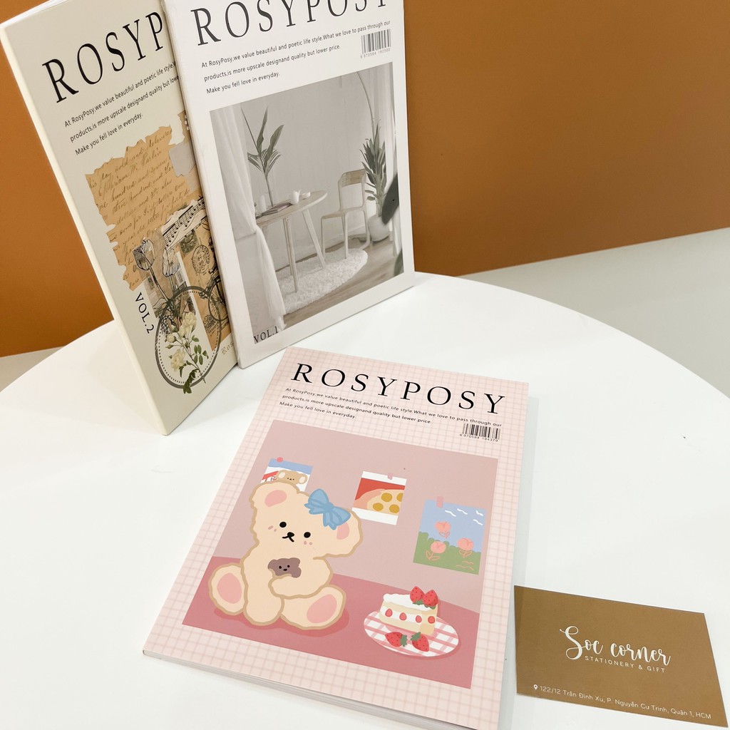 Cuốn sổ sticker Rosy Posy Vol 3 | Shopee Việt Nam