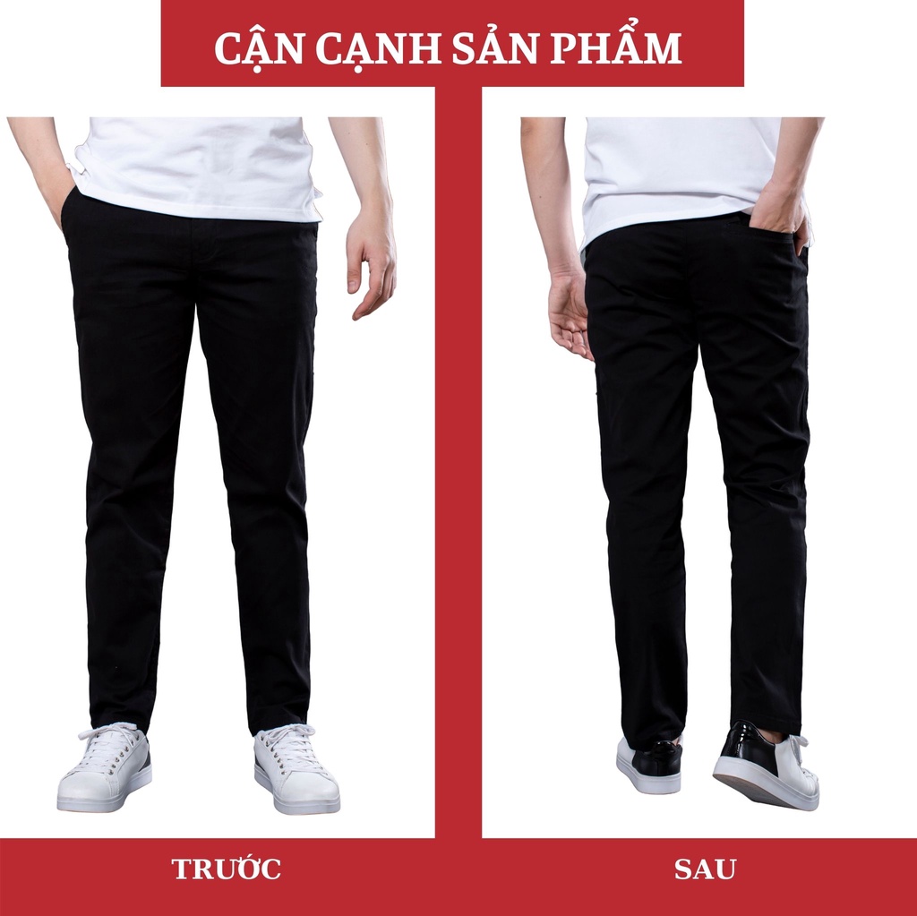 Mô tả Quần kaki dài nam cao cấp form đẹp LADOS-4069 vải kaki co giãn, không bay màu - 4