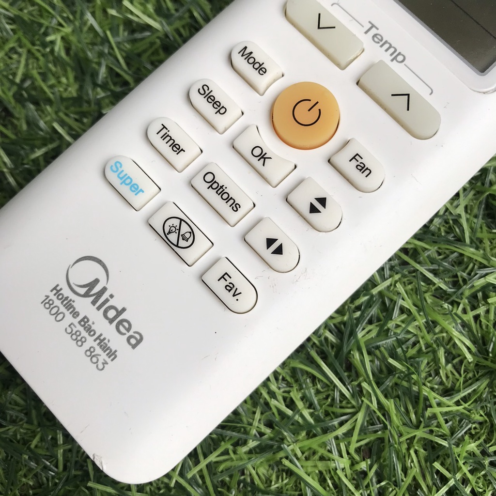 Điều khiển điều hòa midea, Remote máy lạnh midea hàng zin