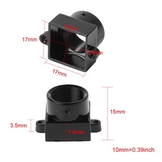 Com * Giá đỡ ống kính bảng thực tế Khoảng cách vít 20mm Ống kính mô-đun bảng PCB màu đen