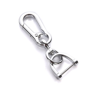 [Siêu chất] Móc treo chìa khóa hình móng ngựa, móc khóa chữ D, móc khóa ô tô xe máy , móc inox cao , tô vít vặn kính