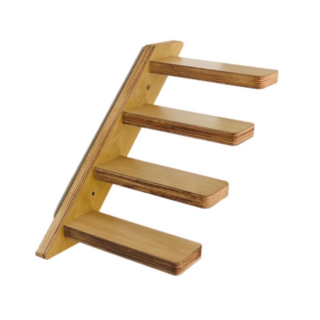 Ảnh Kệ Treo Tường Hình Thang Xinh Xắn Cho Mèo, Thang Leo cho Mèo - Plyconcept Cat Ladder 4
