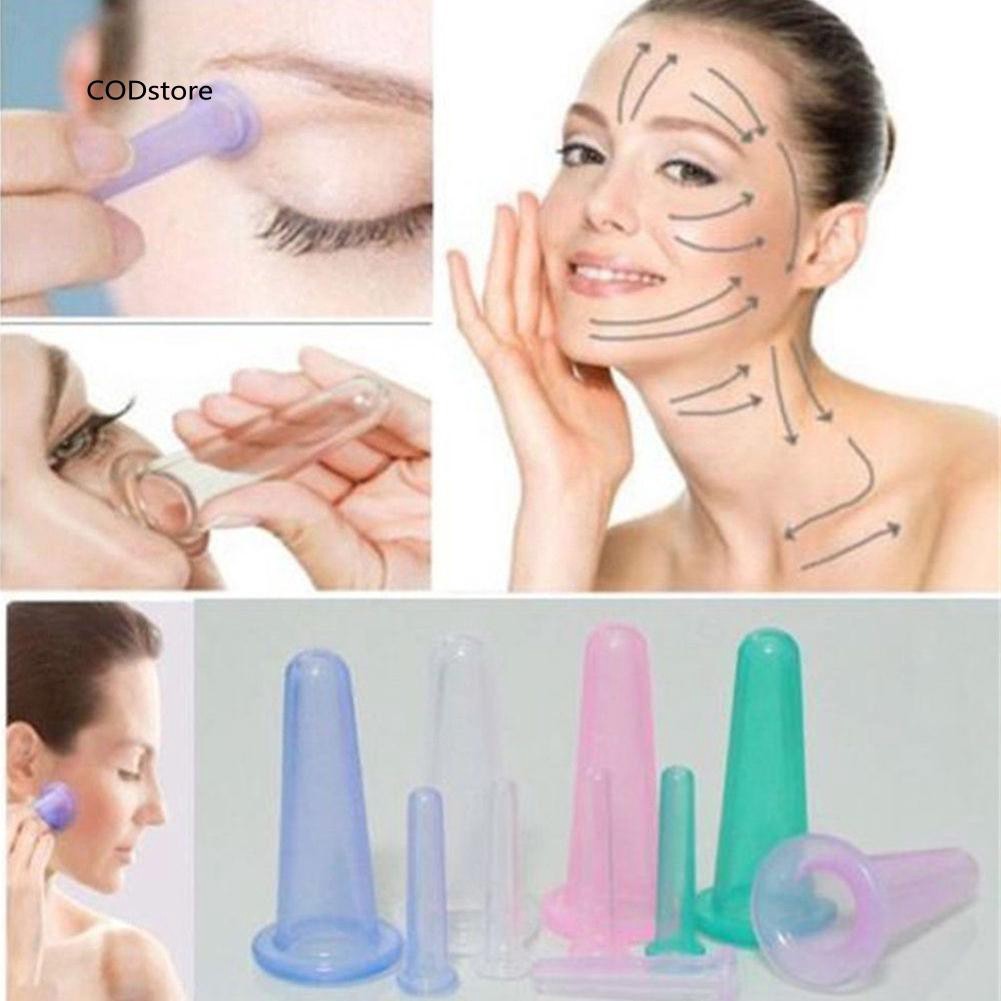 Cốc giác hơi massage chăm sóc da mặt bằng silicon