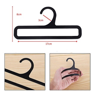 [COD] Móc treo khăn choàng LEAFYHOME 10 chiếc bền hình chữ nhật bằng nhựa 14cm / 17cm