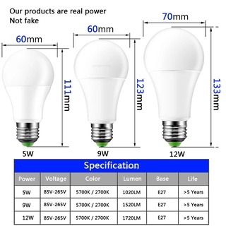 Bóng Đèn Cảm Biến LED 9W 12W Đèn Dusk Đến Bình Minh Cảm Biến Ánh Sáng Ban Ngày Đèn Ngủ Tự Động BẬT / TẮT Cho Gia Đình Đỗ Xe Chiếu Sáng AC85-265V