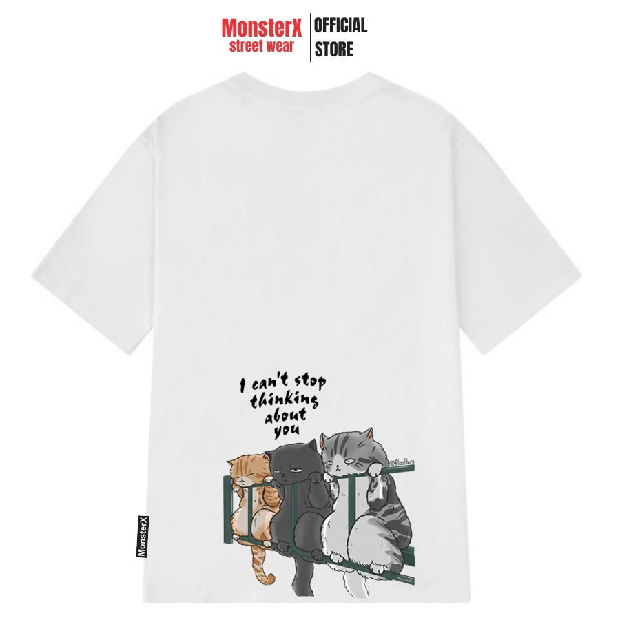 Áo thun Mèo Lan can unisex MONSTER X STREET form rộng Local Brand thumbnail 5