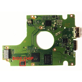 Western Digital / HDD PCB USB 2.5 / 2060-800069-001 REV P1, 2060 800069 001 / 800069-B01 / WD10SMZW WD10SDZW WD5000LMZW
