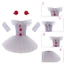 Bộ váy chú hề quyến rũ bé gái với áo choàng công chúa bằng vải Polyester mềm mại cho các sự kiện Giáng sinh và Halloween