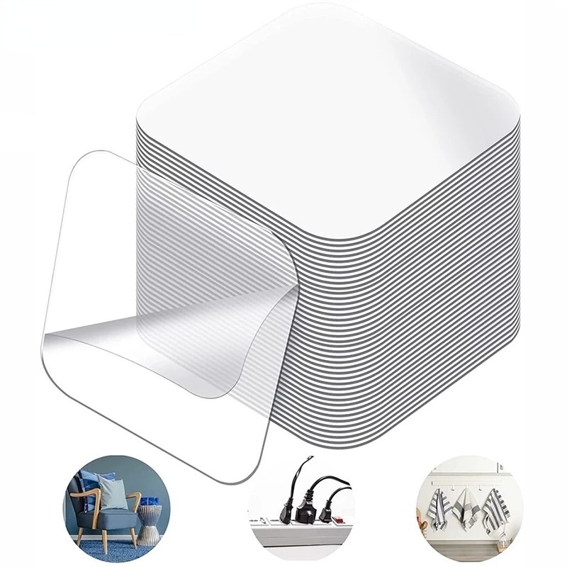 Băng Keo Hai Mặt PVC Trong Suốt Siêu Dính Chống Thấm Nước Đa Năng Có Thể Tái Sử Dụng