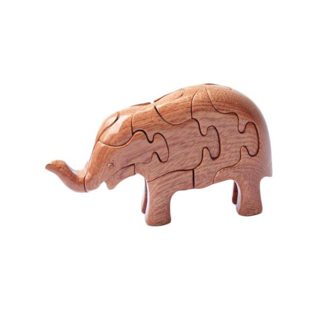 Ghép gỗ phát triển tư duy hình 3D các mẫu con vật