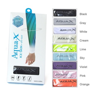 Ống tay Hàn Quốc AQUA-X ICE SKIN- UV CUT ARM (Cặp)