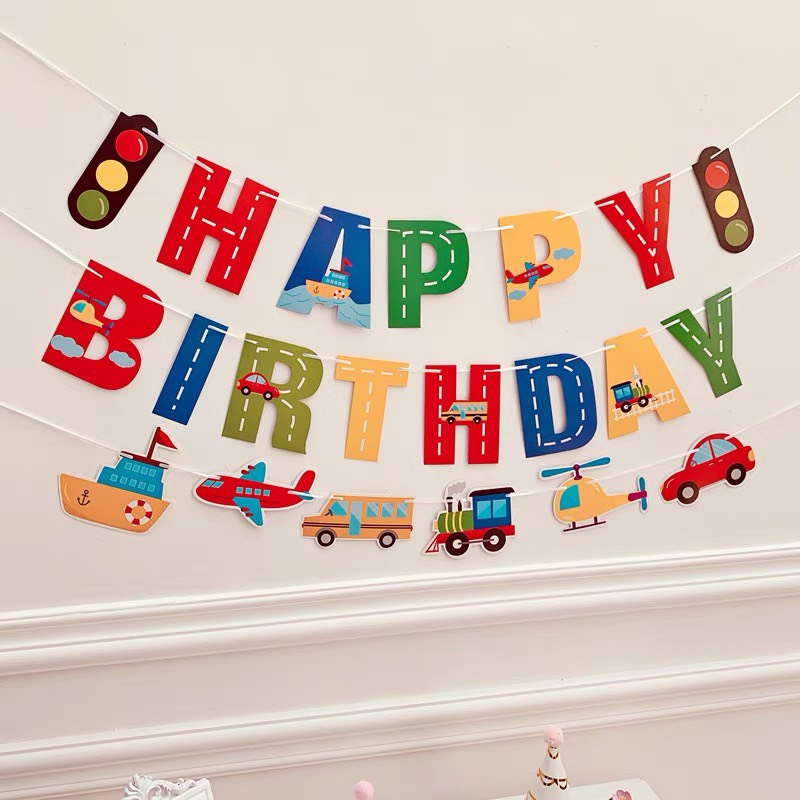 DÂY CHỮ GIẤY HAPPY BIRTHDAY NHIỀU CHỦ ĐỀ | Shopee Việt Nam