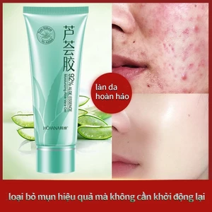 Gel lô hội gel xóa mụn 40g dưỡng ẩm cho da mặt phục hồi sau cháy nắng làm dịu làn da làm mờ vết thâm mụn