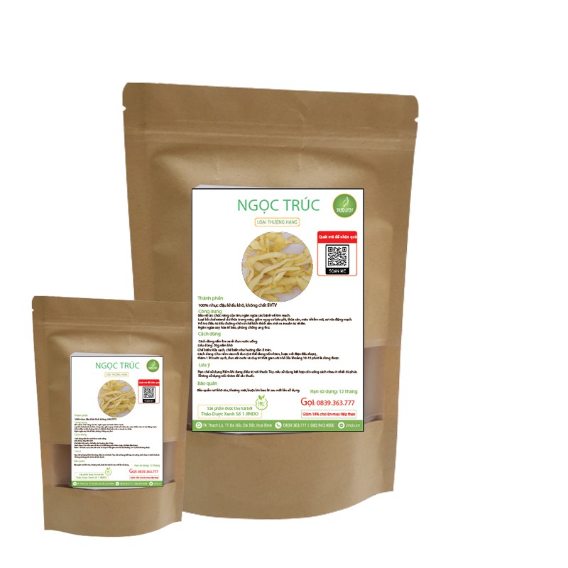 [Mã BMTTC60K giảm đến 60K đơn 50K] Ngọc trúc khô thượng hạng JINDO 1kg tốt cho sức khỏe