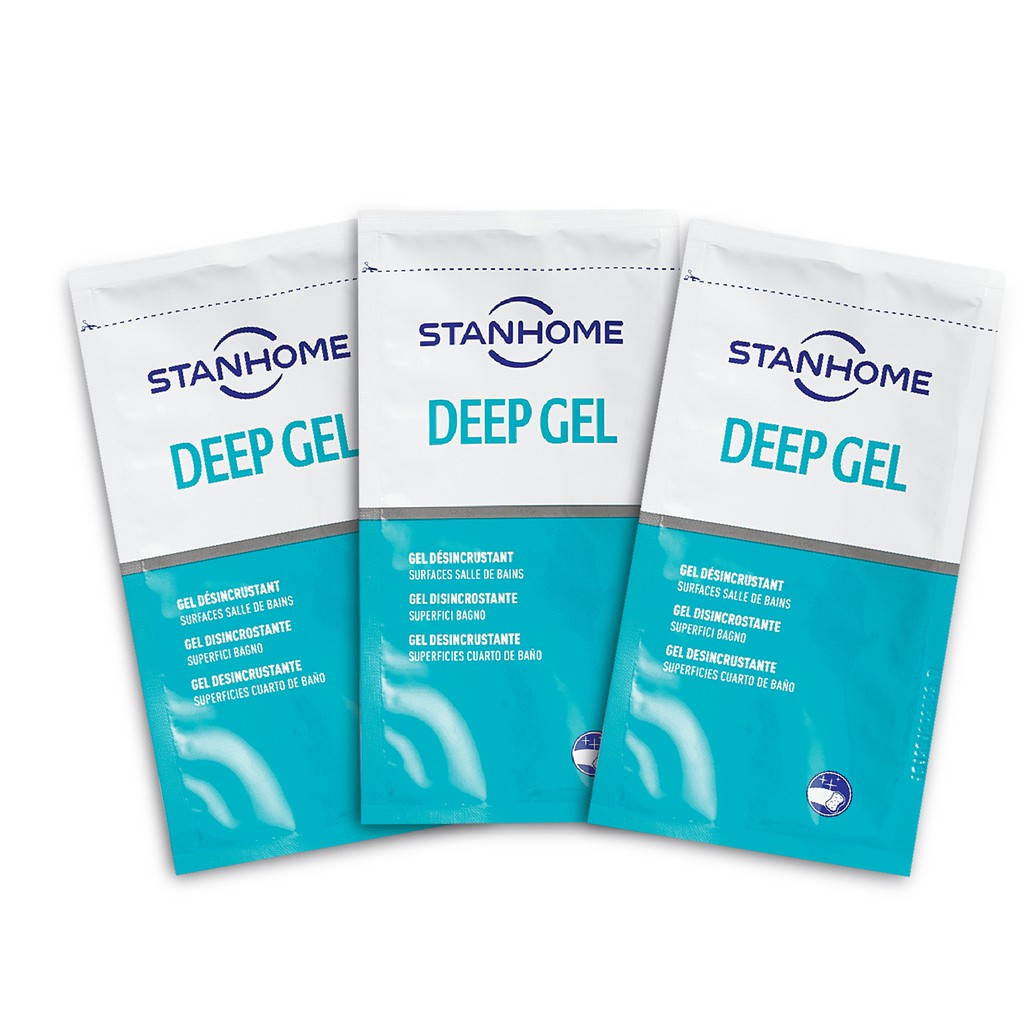 Ảnh Gói mẫu dùng thử gel làm sạch đa năng cho cặn canxi, nước cứng nhà tắm Stanhome deep gel 25ml/gói 2