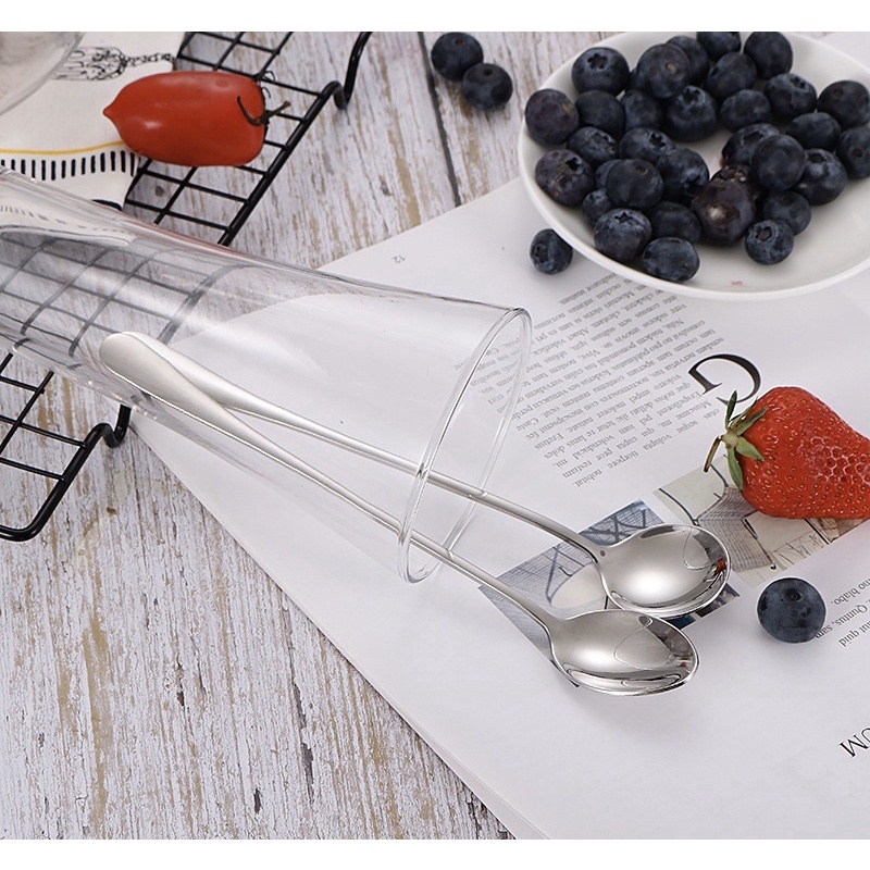 Muỗng thìa cafê sinh tố Inox 304 sáng bóng cao cấp - C29