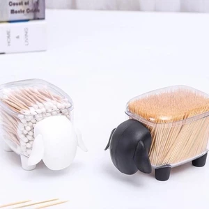 Hộp đựng bông tăm mini thiết kế hình thú dễ thương