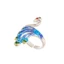 SMILE Móc Vòng Sợi Hướng Dẫn Công May Móc Ngón Tay Trang Sức Thimble Mở Nhẫn