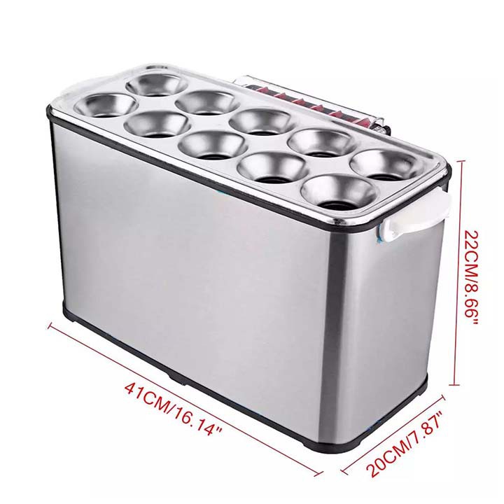 Máy cuộn trứng xúc xích 1400W kiểm soát nhiệt độ chính xác, bánh thơm ngon