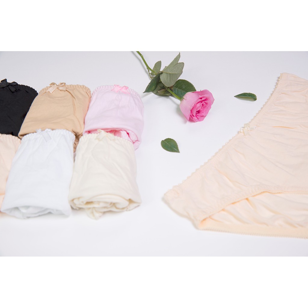Ảnh Quần lót nữ cotton trơn Jobelli 1304 [Combo 6] 1