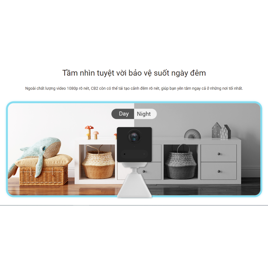 Ảnh Camera an ninh Wifi dùng pin Ezviz CB2 3