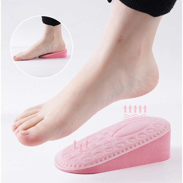 Miếng Lót Giày Thể Thao Thoáng Khí Tăng Chiều Cao 1.5-3.5cm