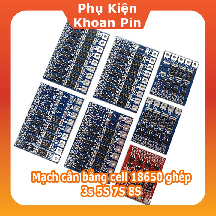 Mạch cân bằng pin 3S , 5S , 7S,8S pin 18650 (P208) | Shopee Việt Nam