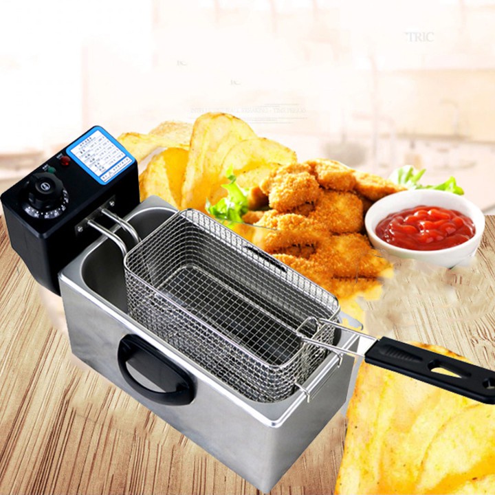 Bếp chiên rán thực phẩm 4L 2000W hệ thống gia nhiệt kép nóng nhanh, sôi mạnh