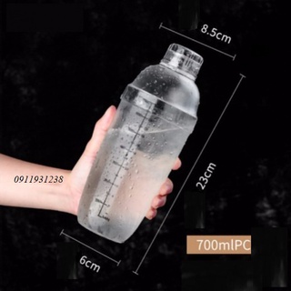 [GIÁ XƯỞNG] Bình Lắc Pha Chế Bình Lắc Nhựa 350ml 500ml 700ml 1000ml