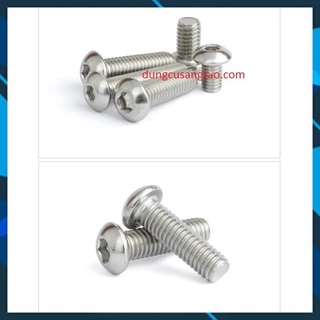 Ốc lục giác inox 304 semi round M5 (ốc đầu nấm M5) cao cấp | Shopee ...