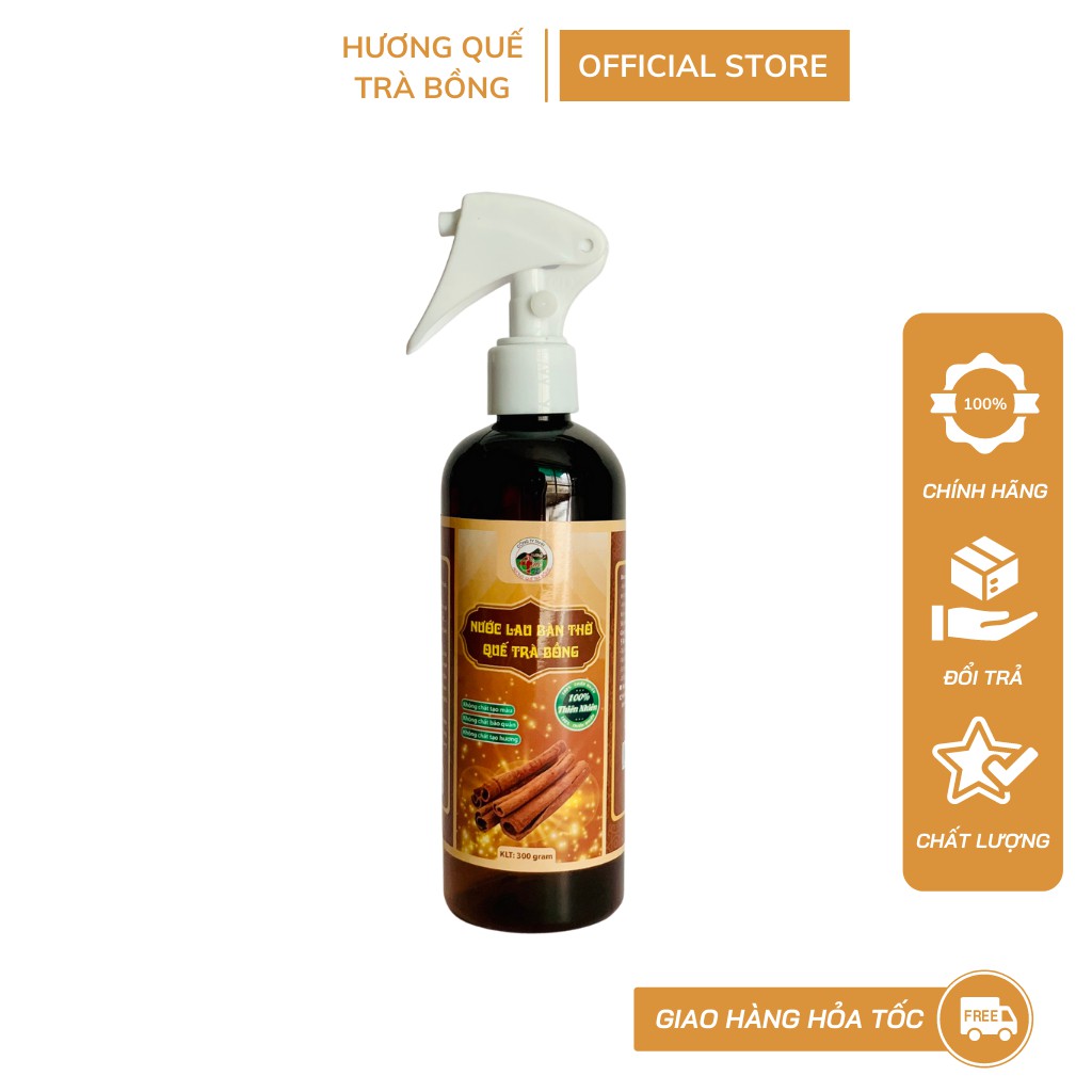 Ảnh Nước Lau Bàn Thờ Hương Quế Trà Bồng Quảng Ngãi 300ml 1