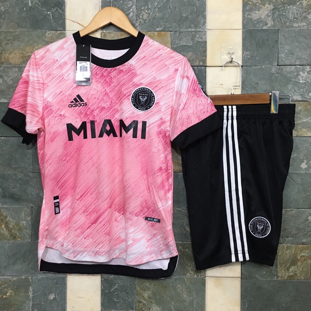 Bộ Quần Áo Đá Banh Clb Miami Hồng Sân Khách 2023 Flg Fex Thái Cao Cấp |  Shopee Việt Nam