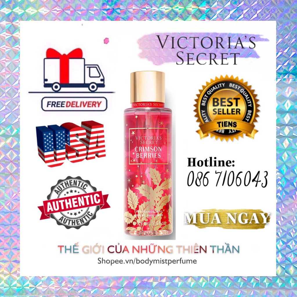 Victoria secret crimson discount berry body mist